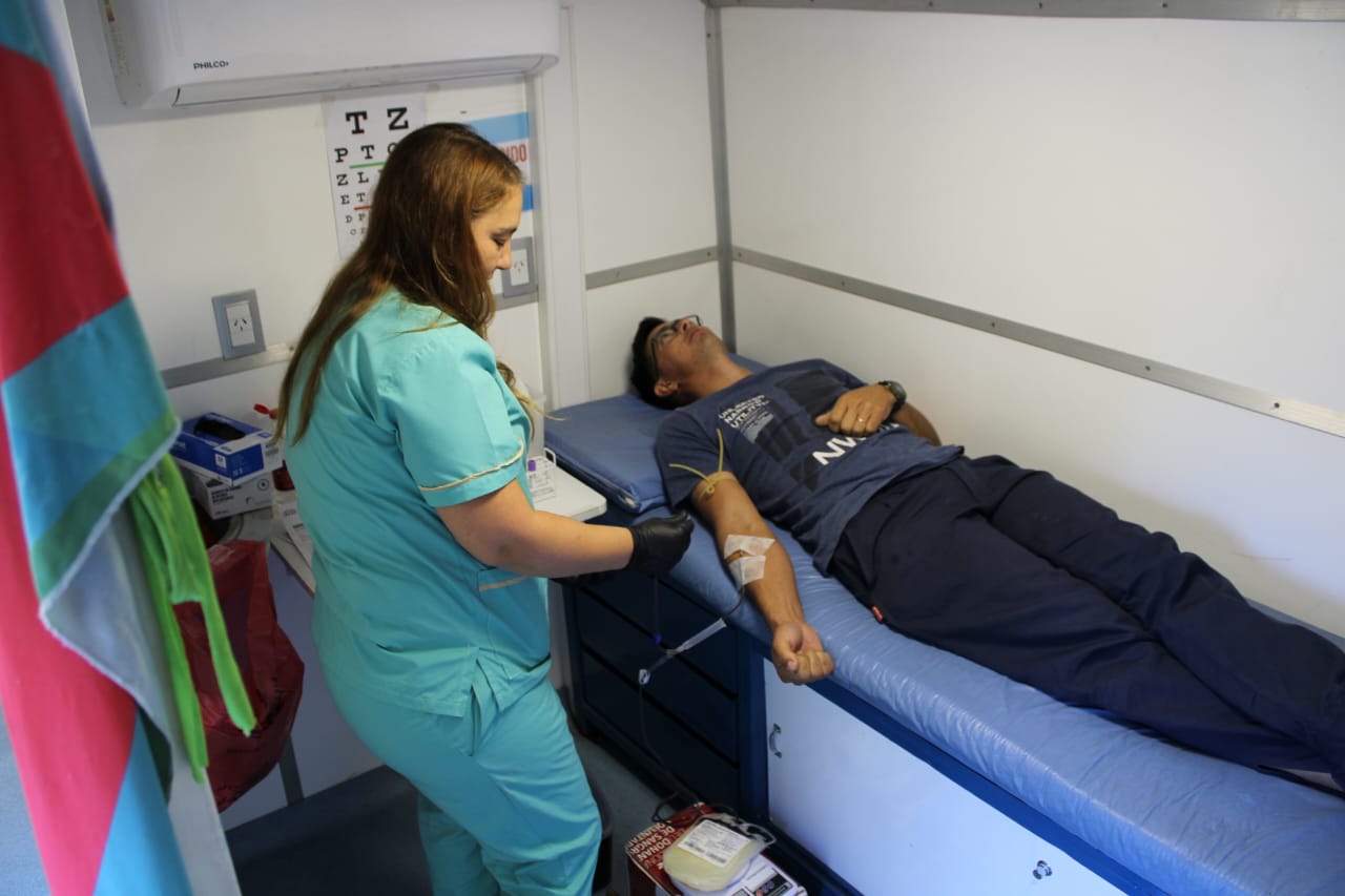 La Paz se sumó al Programa Provincial de Hemoterapia con una colecta solidaria de sangre